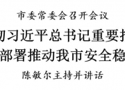 天津：学习贯彻习近平总书记重要指示精神，进一步部署推动我市安全稳定工作