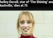 好莱坞一代美人《闪灵》女主 Shelley Duvall 去世了！